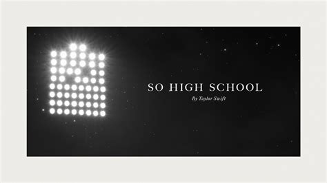 so high school song